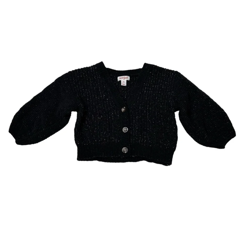 Toddler Girl Sweater Bundle Black Leopard Pink Knit Size 2T